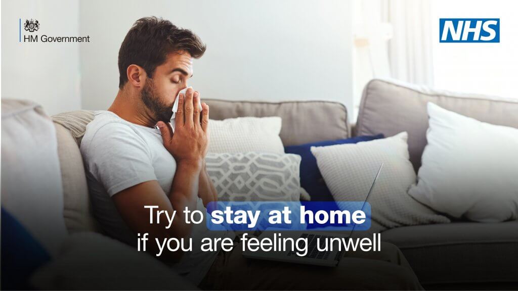 NHS - Stay Home if Feeling Unwell