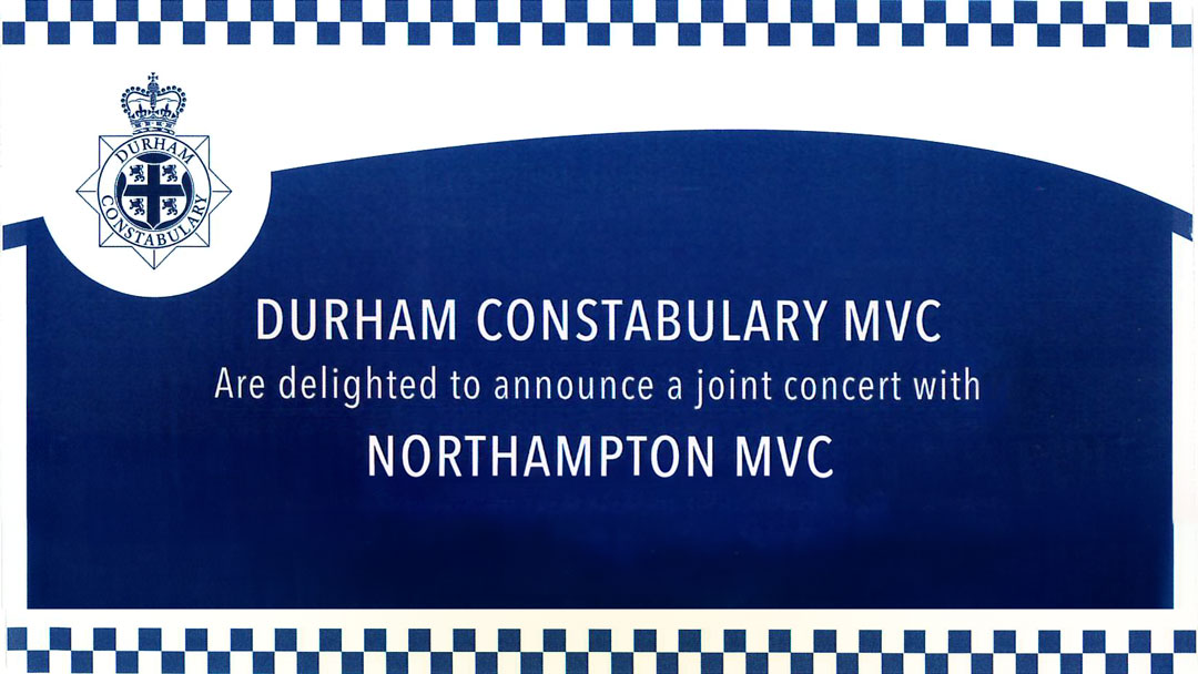 Durham Constabulary concert advert
