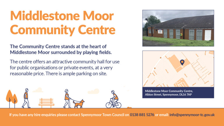 Middlestone Moor Community Centre Poster