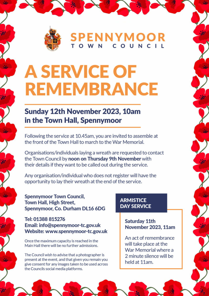 Remembrance Service Poster